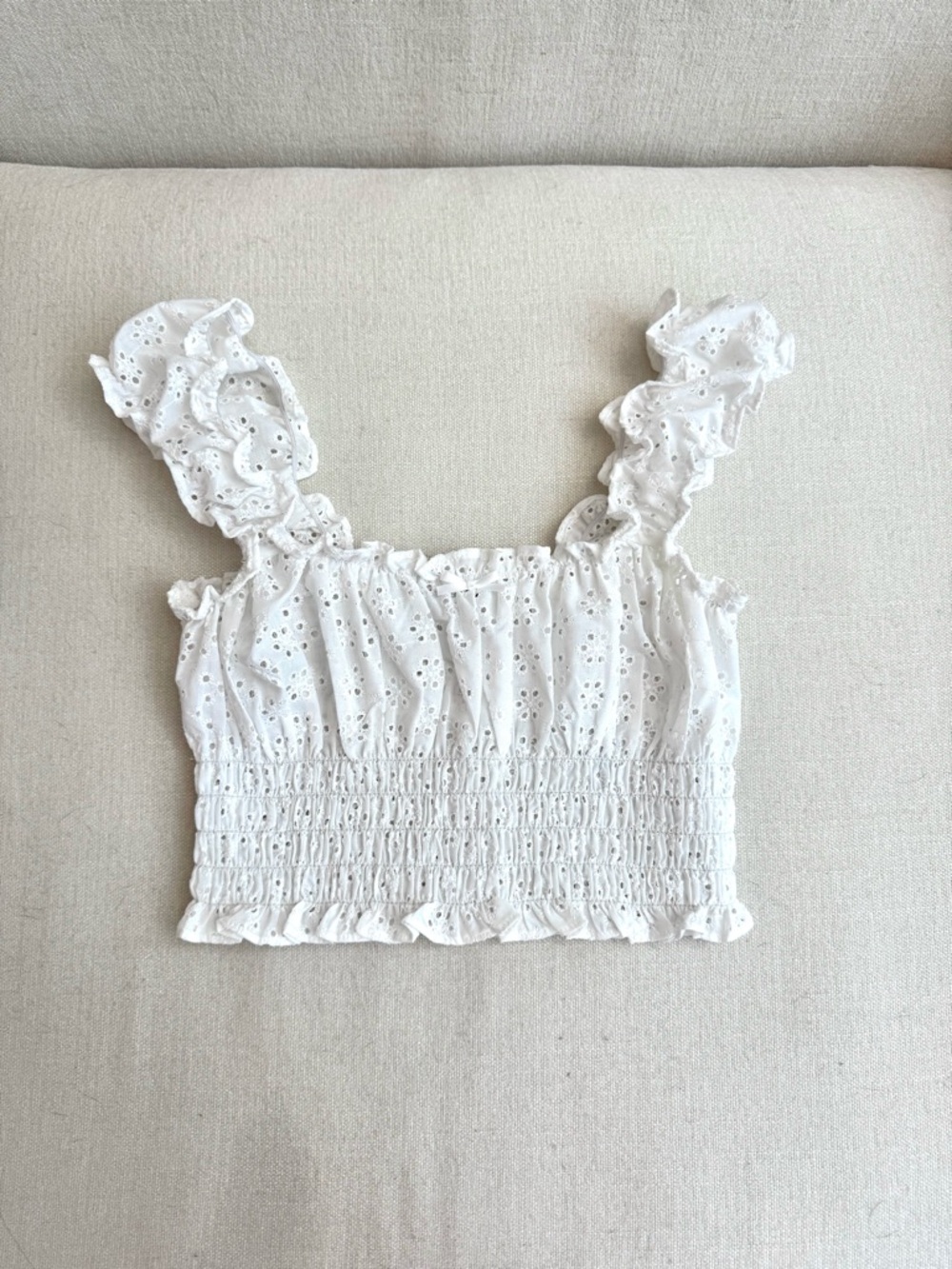 BNWOT Reformation Emberly Top in White (XS)